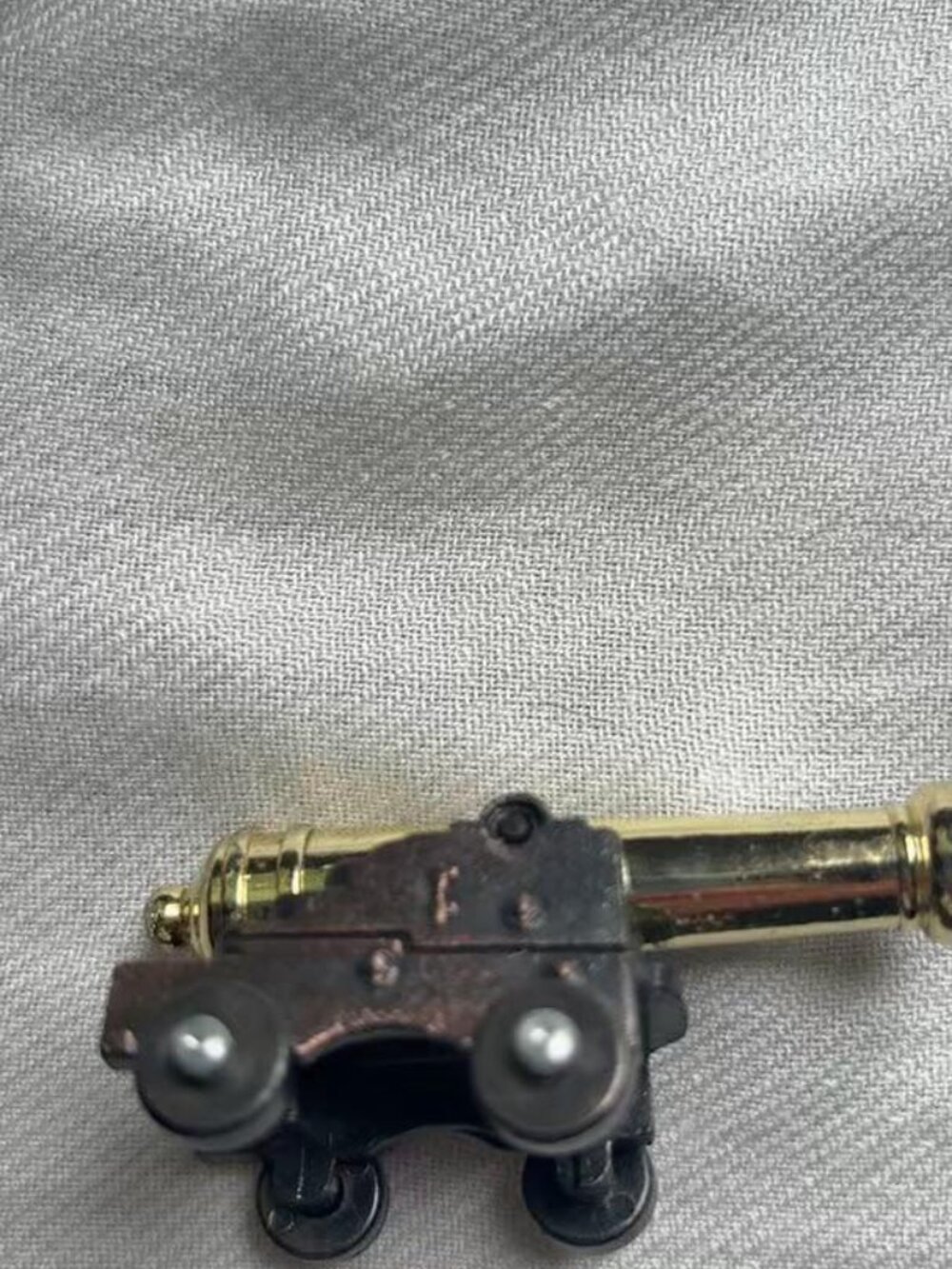 Vintage Civil War Style Cannon Figurines Set of 3 Miniature Decorative Cannons - Picture 5 of 10